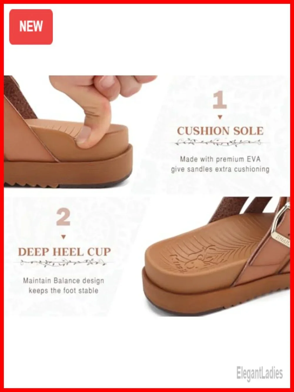 Women's Gladiator Sandals with Arch Support Flat Slides Slip On